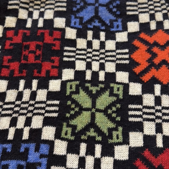 Nani Bon of Italy Vintage Sweater Size 52 quilt pattern wool vintage - Picture 8 of 8